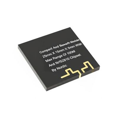 Kompaktny i potężny moduł Bluetooth 25mm x 15mm x 5mm z maksymalnym zasięgiem 100M i Nrf52810 Chipset by Nordic