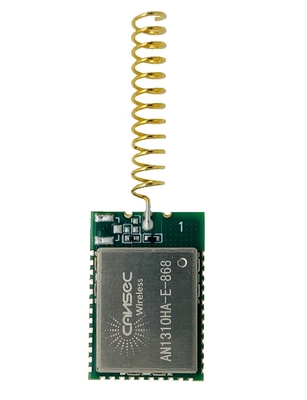 Moduł pod GHz Wielkość ogólna 15mm*22mm 25mm Antenna *3.2mm Bezprzewodowe sieci czujników Wsparcie Tak