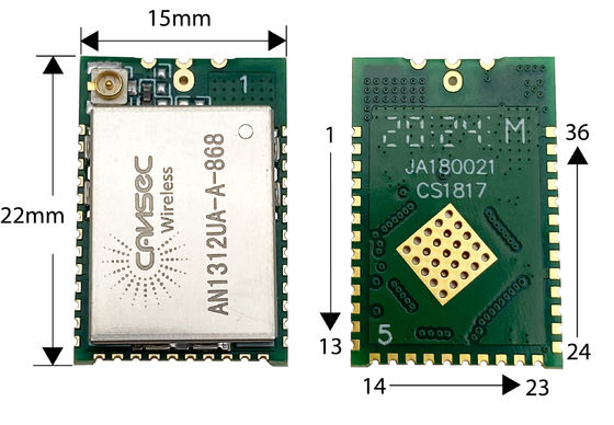 TI CC1312 Moduł IoT AES 256 bitów Sub GHz 434/470/868/915 MHz 13dBm Moc TX